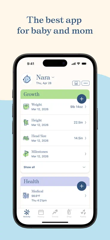 Nara Baby & Pregnancy Tracker screenshot 3 of 10