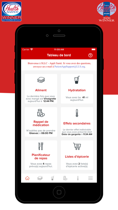 Screenshot #1 pour SLLC - Appli Santé