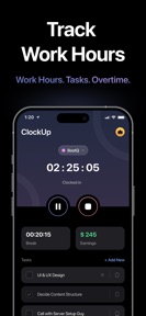 Work Hours Tracker ・Time Clock screenshot