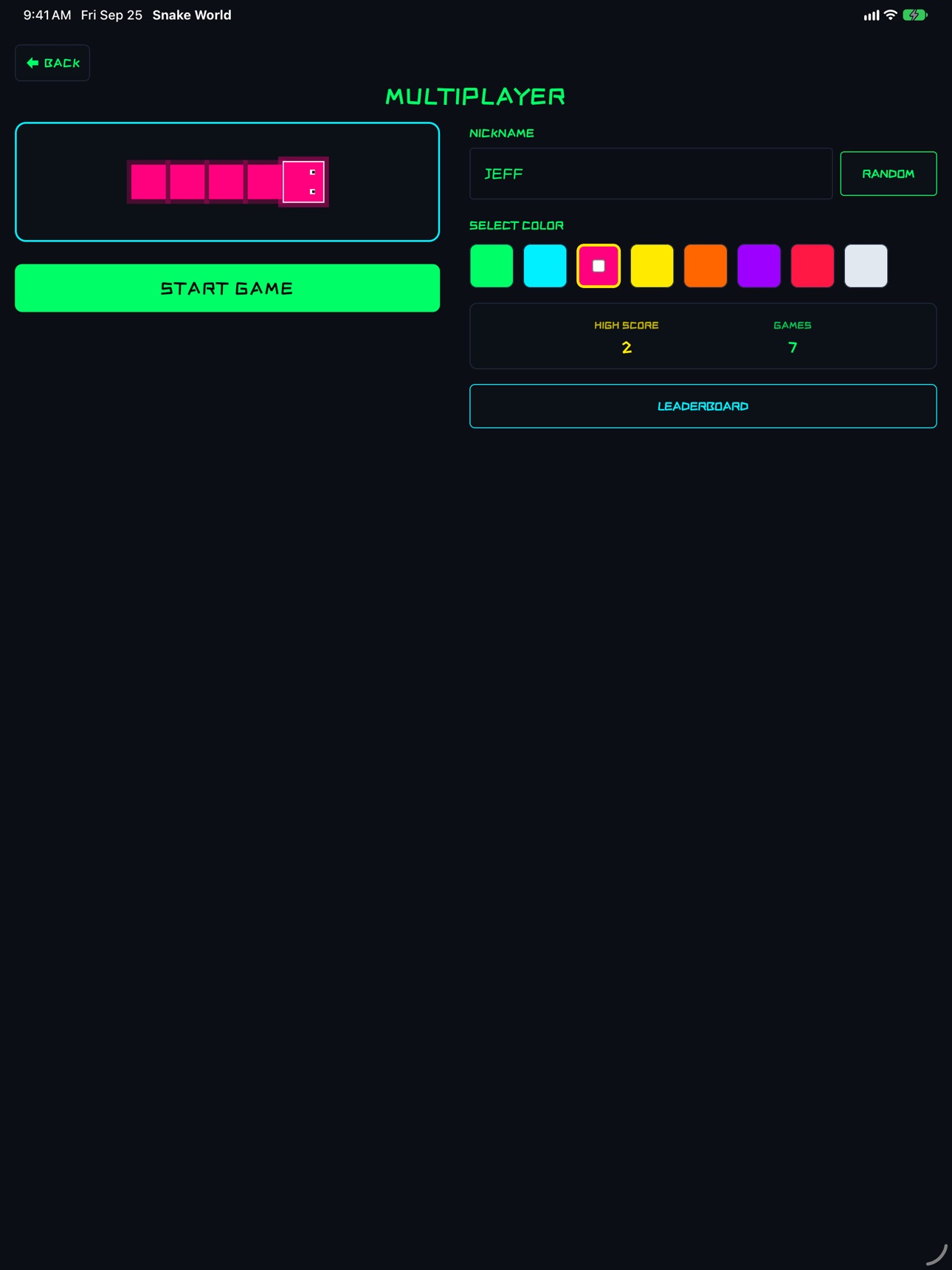 Screenshot 11 of Snake World: Neon Arena