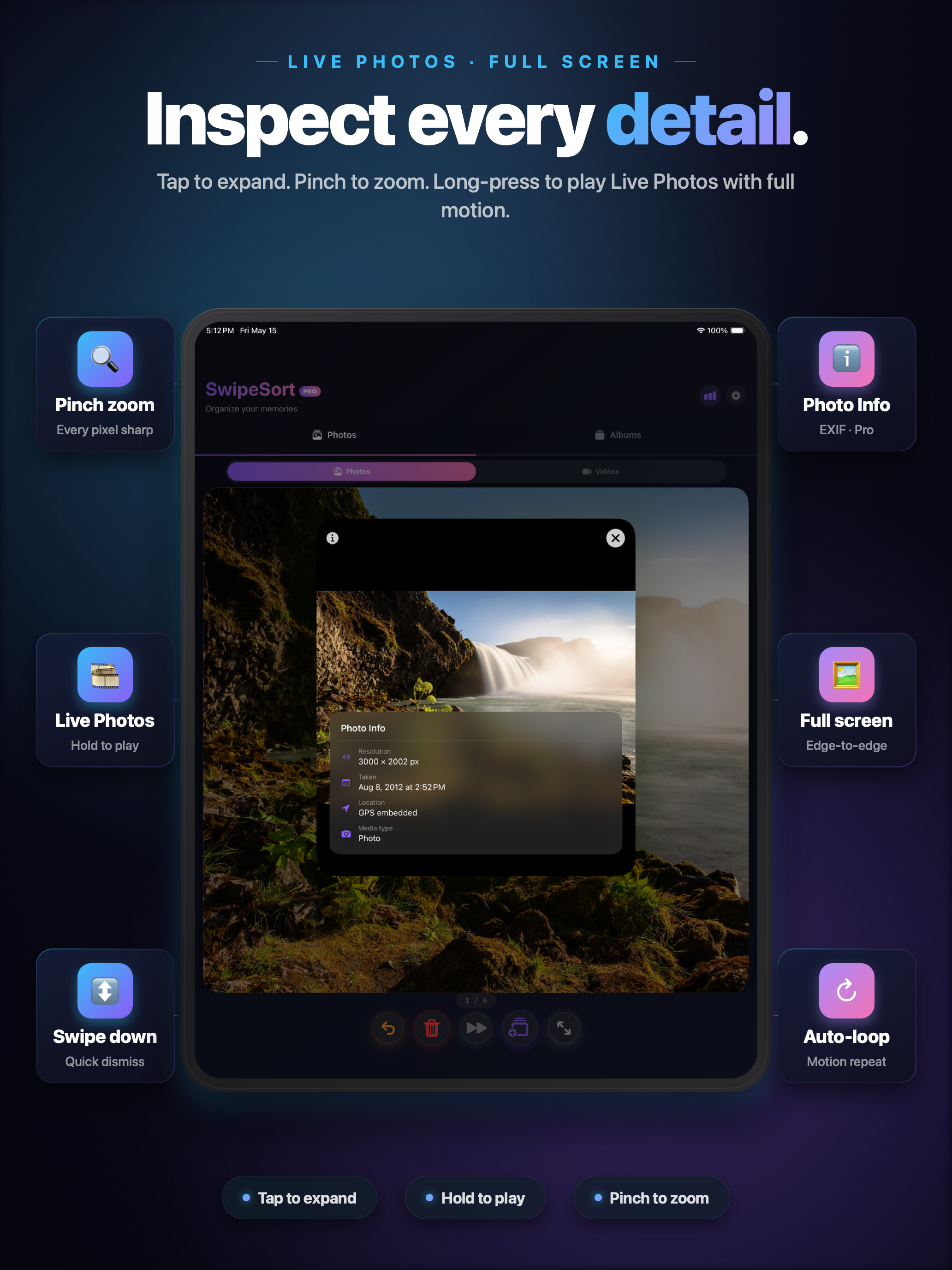 Photo Organizer: SwipeSort