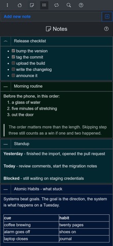 OpenHabitTracker iPhone screenshot