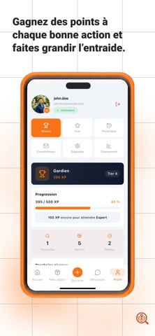 FindBack iPhone screenshot