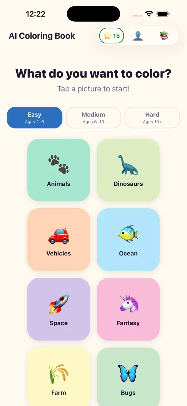 Screenshot #1 pour Smart Coloring Book