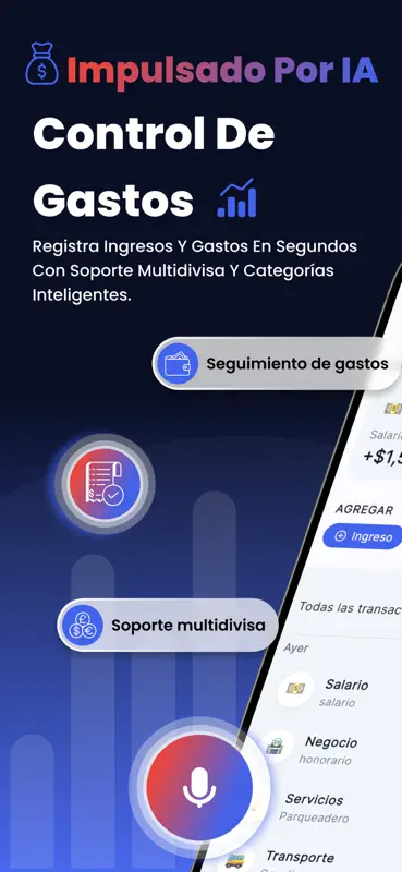 Gestor Financeiro & Orçamento screenshot 1 of 6