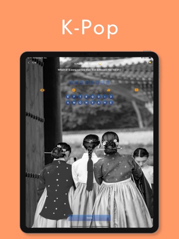 K-Quiz: K-Pop Trivia iPad screenshot