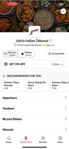Jafrin Indian Takeout Screenshot 2 of 4