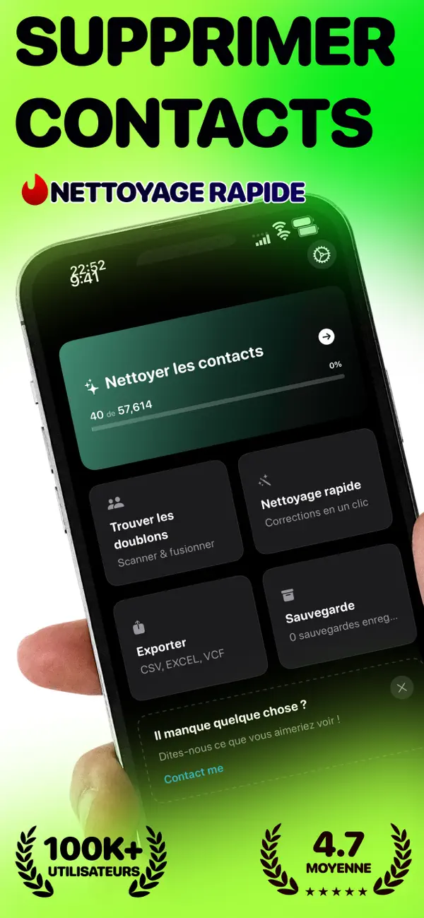 Screenshot #1 pour Delete Contacts
