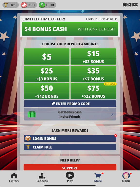 MAGA Bingo iPad screenshot 8 - Games app