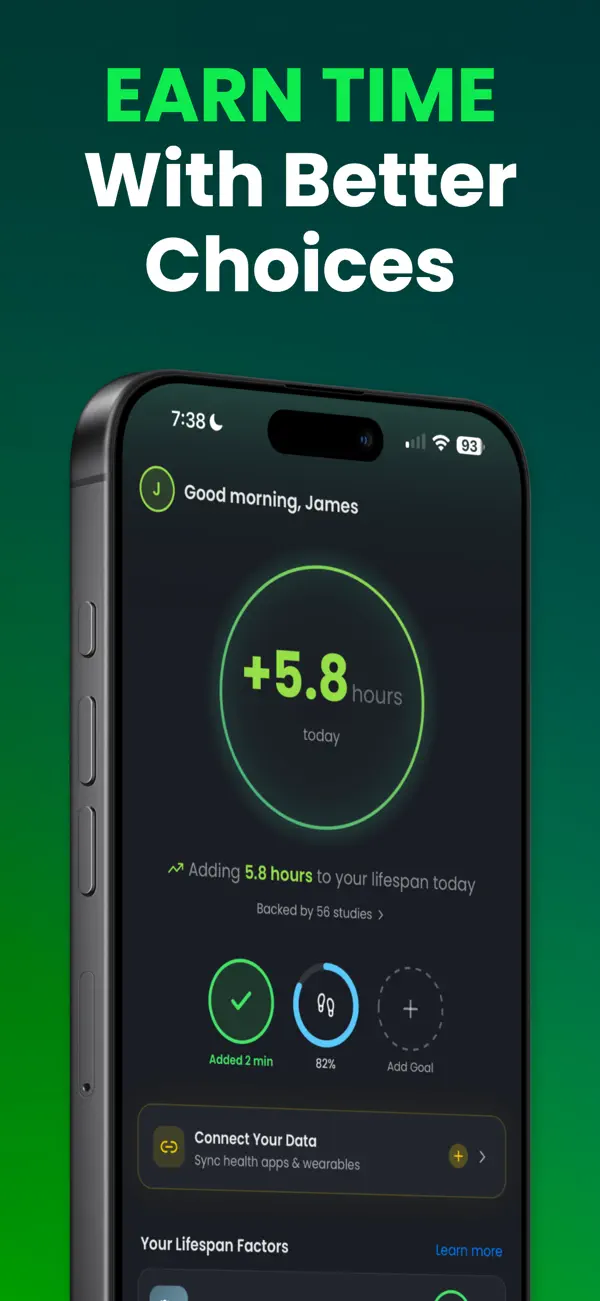 Amped: Lifespan Tracker Screenshot 4