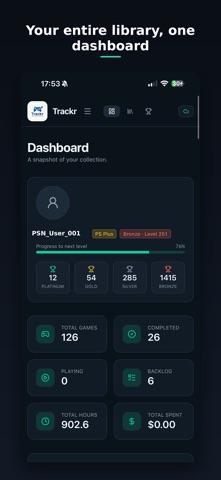 Trackr: Trophy Tracker Screenshot 1 of 9