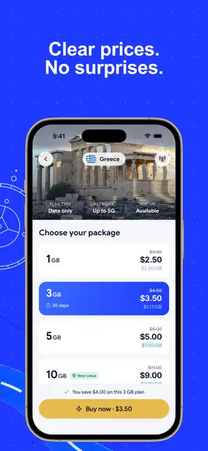 SimSIM: eSIM & Travel Data screenshot 3