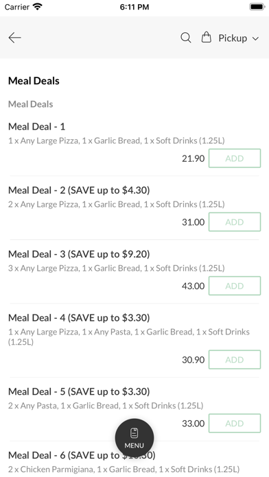 Westside Pizza. Screenshot