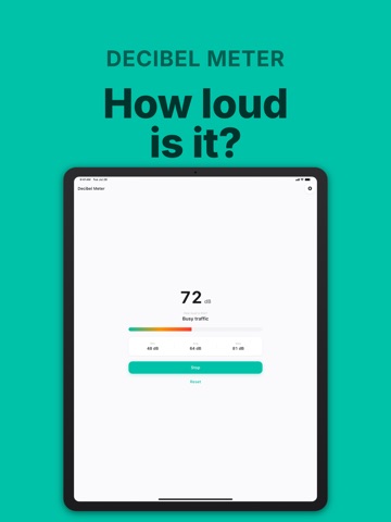 Decibel Meter: dB Noise Check iPad screenshot