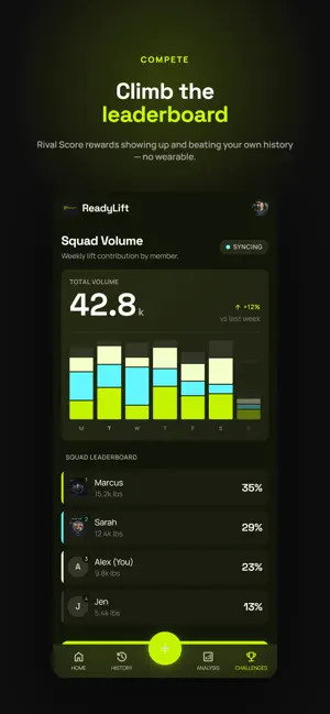 ReadyLift: 5x5 Workout Logger screenshot 3