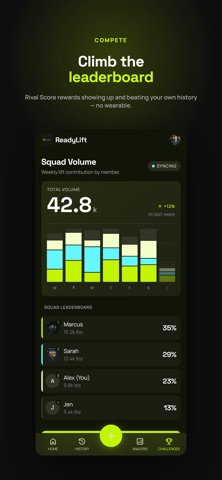 ReadyLift: Gym Workout Tracker Screenshot 3 of 10