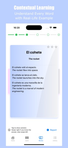 Spongy - Spanish Flashcards iPhone screenshot