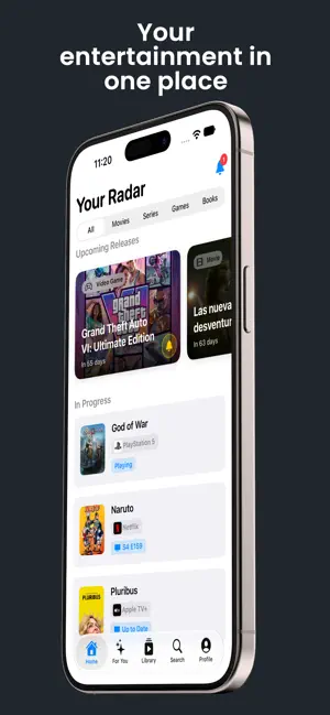 Drawr: Entertainment Tracker screenshot 1