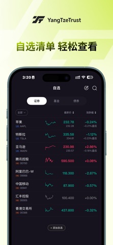 长江信托，掌握全球市场动态 screenshot
