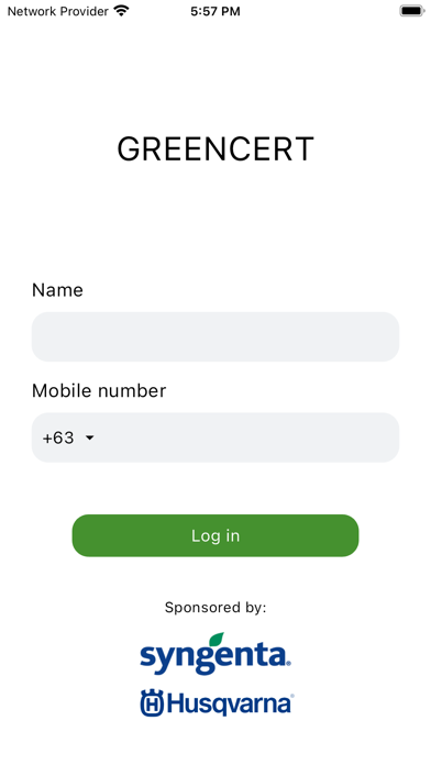 GreenCert Screenshot