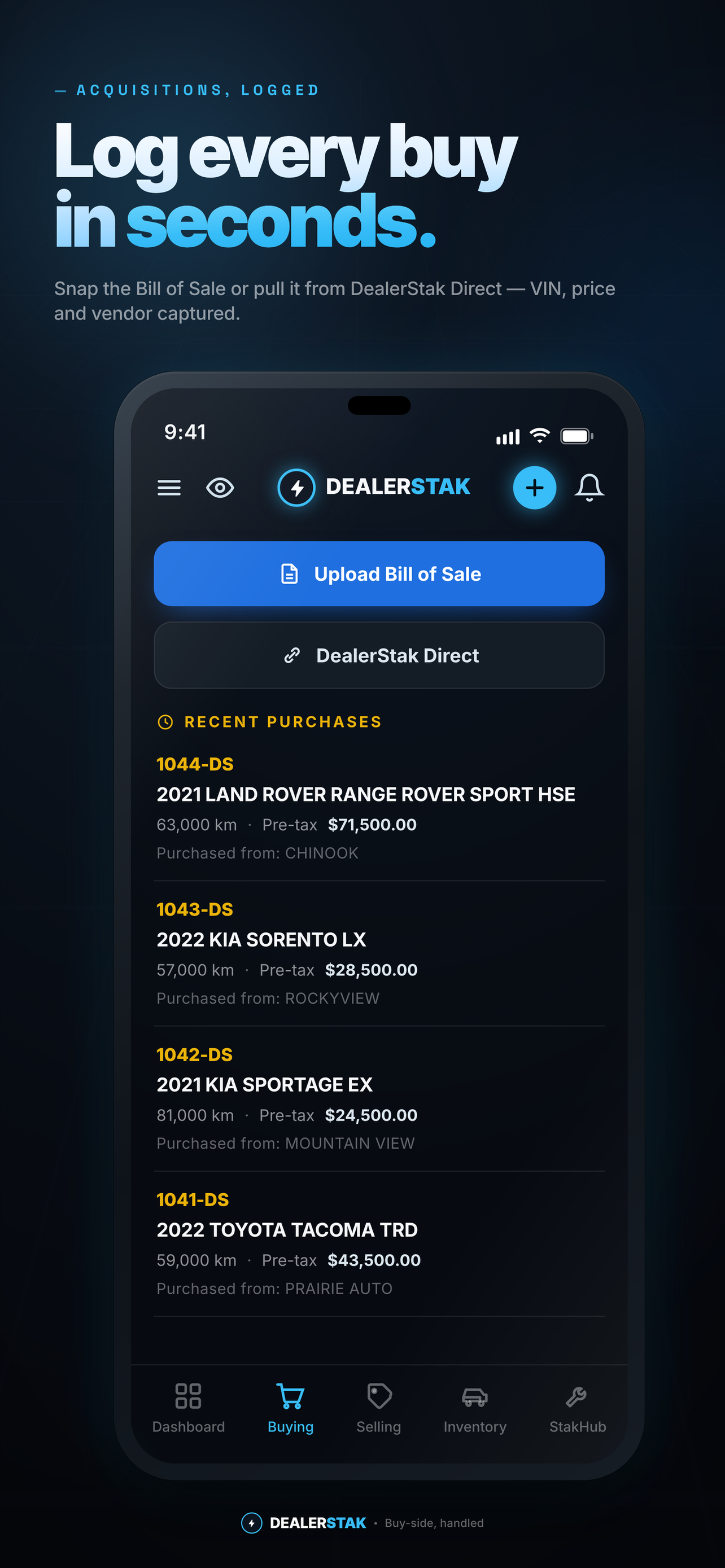 DealerStak screenshot 2