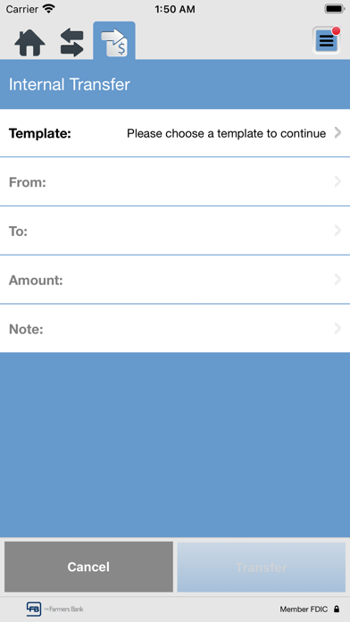 The Farmers Bank – Business Screenshot