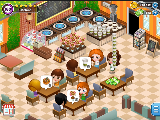 Screenshot #4 pour Cafeland - Jeu de Restauration