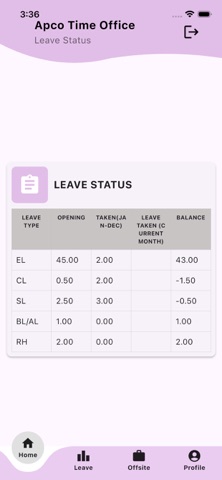 APCO HR screenshot
