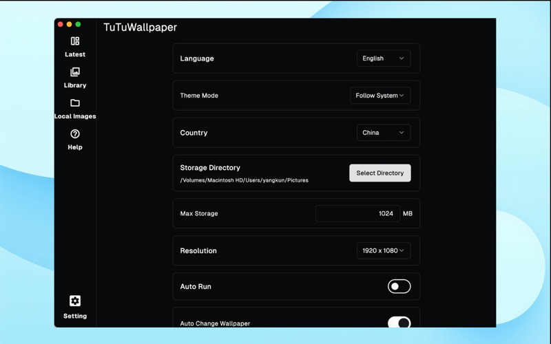 App screenshot