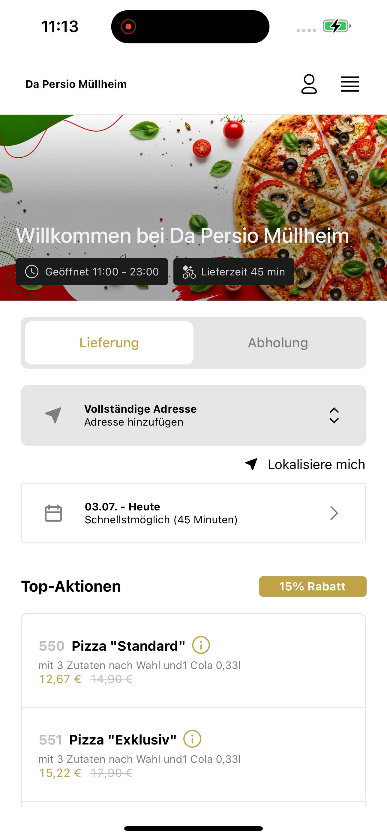 Da Persio Müllheim screenshot 6