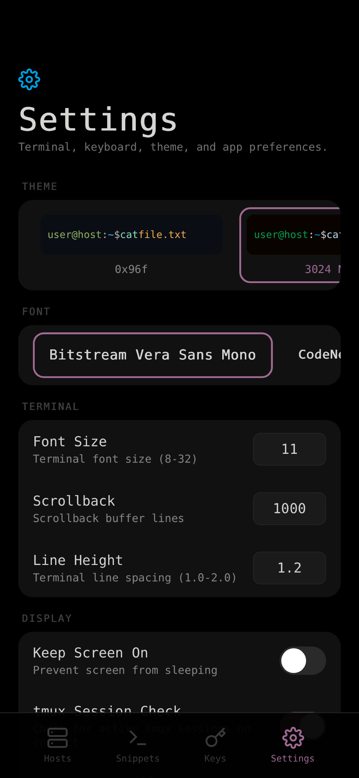 Moshell screenshot 5
