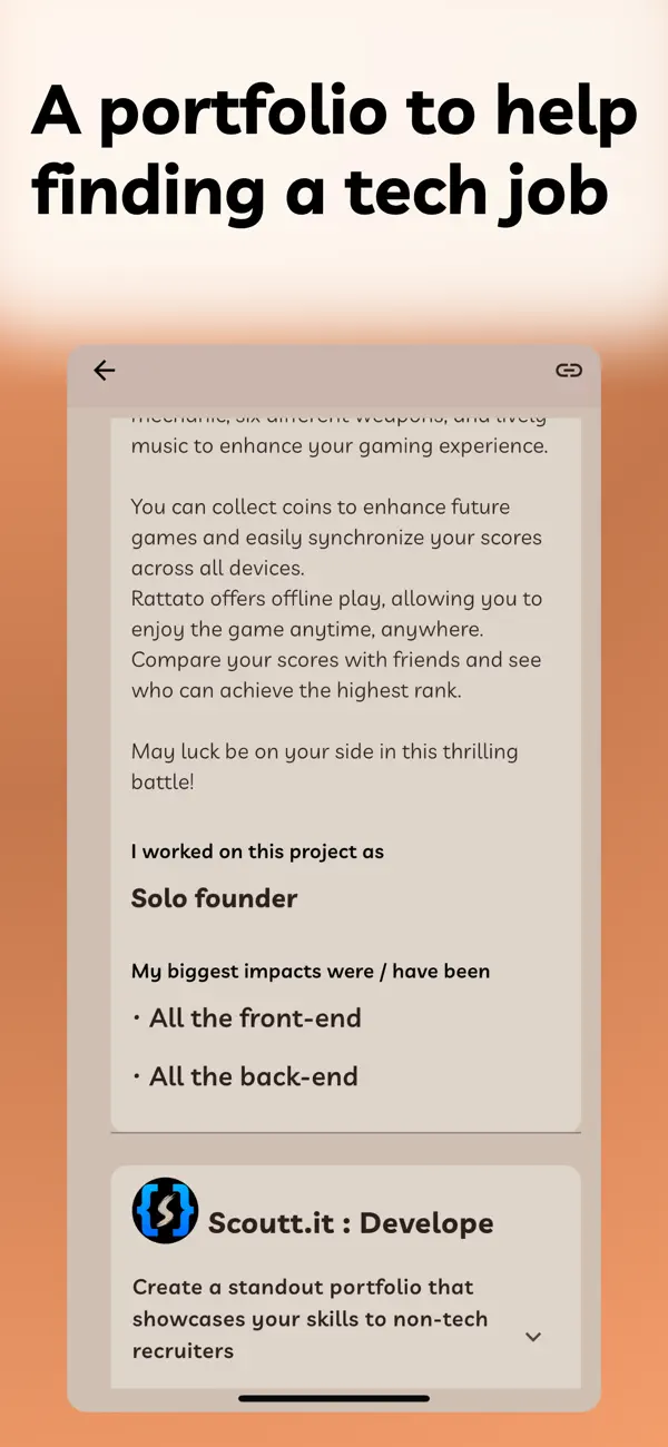 #4. ScouttIt - Developer portfolio (iOS) Podle: julien DOLAIS