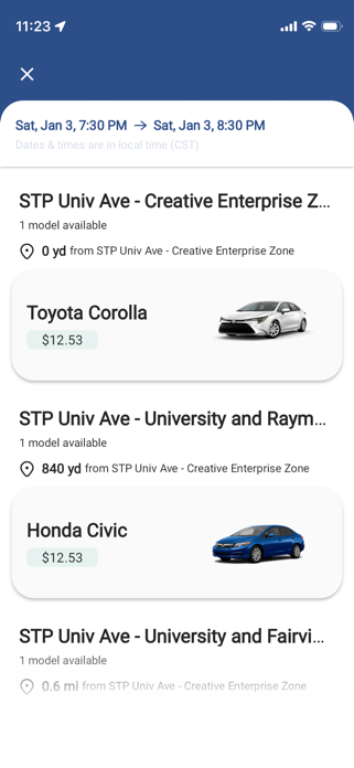Evie Carshare Screenshot 4 of 5