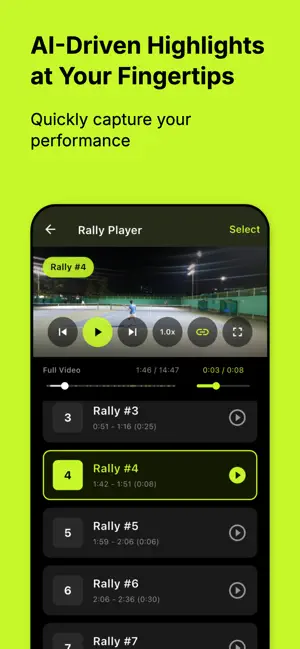 PerfectSwing: Rally Highlights iPhone screenshot 4