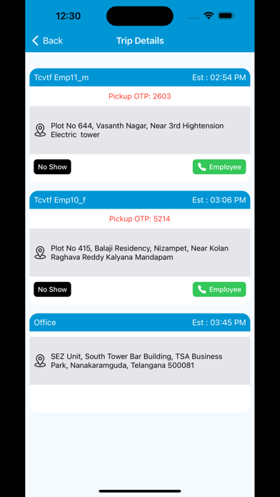 WD Supervisor App Screenshot