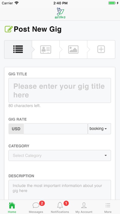 Screenshot #3 pour ArriveGig