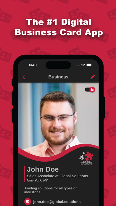 Nerv - Digital Business Cards Screenshot