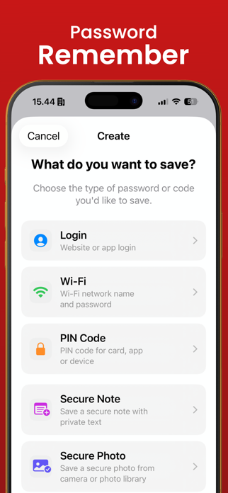 Password Remember Screenshot 1 of 8