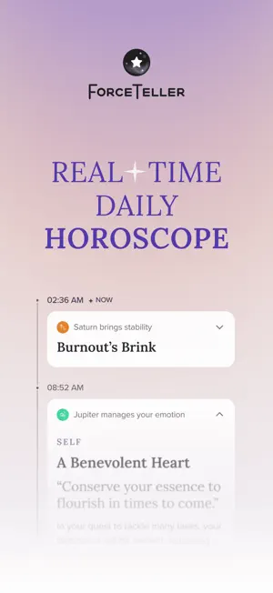 FORCETELLER: Daily Horoscope screenshot 1