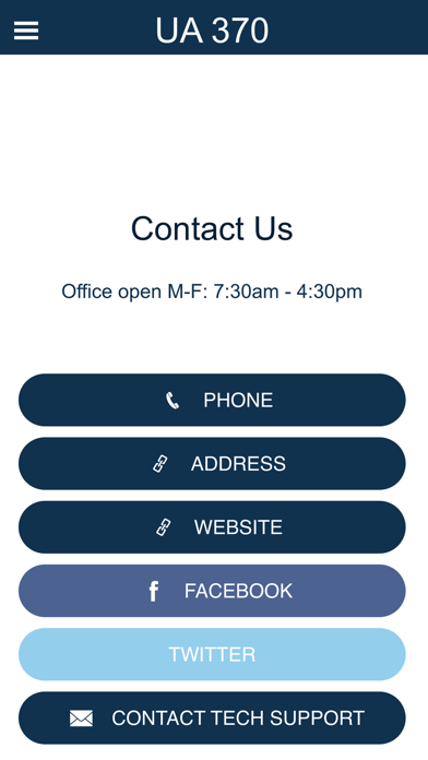UA LOCAL 370 Screenshot