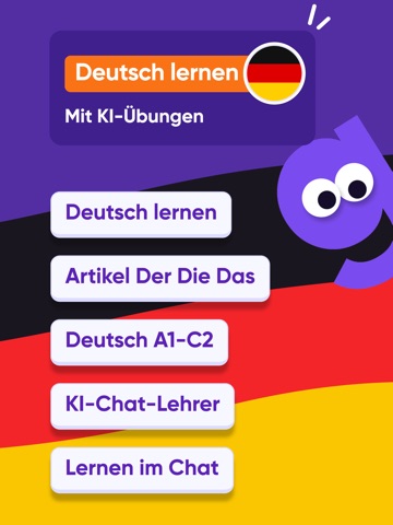Lingzy: Deutsch Lernen mit KI iPad screenshot 1
