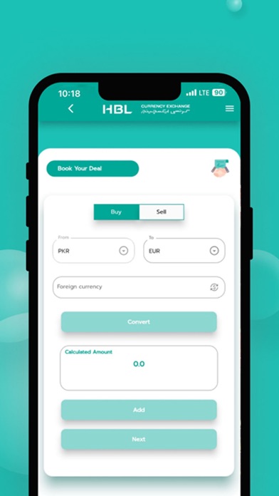 HBL Currency Exchange Screenshot