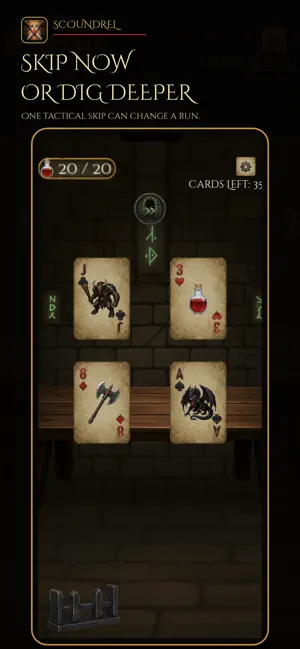 Scoundrel - Card Dungeon screenshot 2