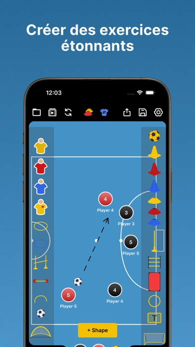 Screenshot #3 pour Planche Tactique: Futsal++
