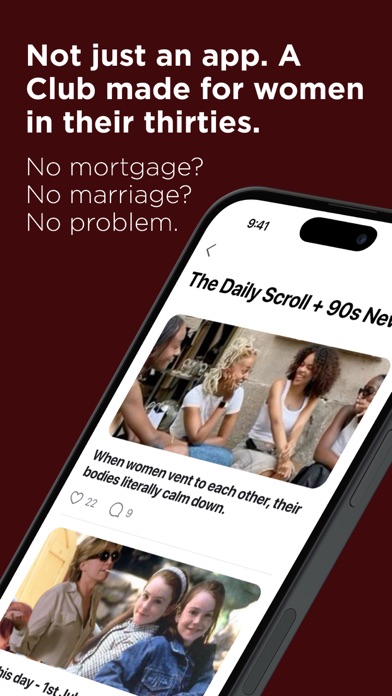 Her Thirties: HT Members Club iPhone screenshot 1 - Social Networking app