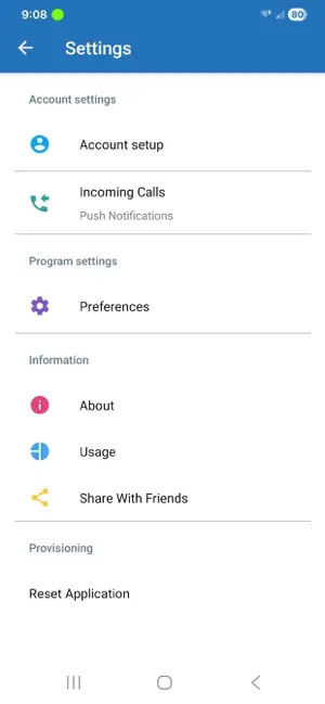 Cipe Softphone screenshot 2