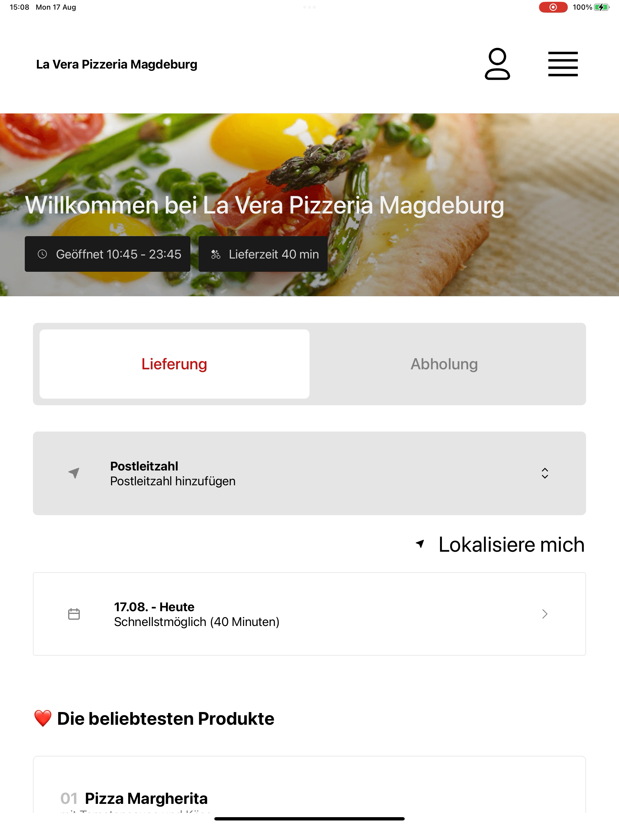 La Vera Pizzeria Magdeburg screenshot 13