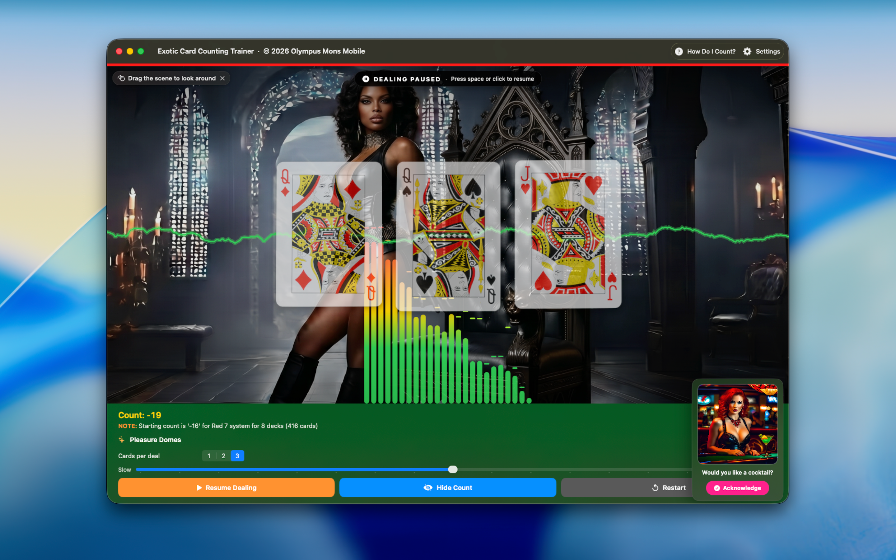 Exotic Card Counting Trainer