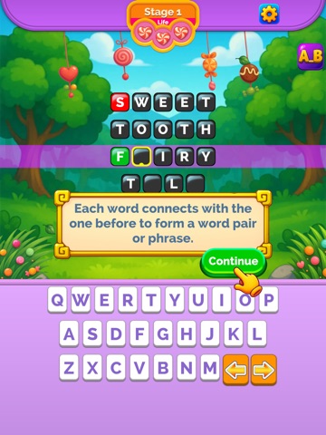 A Word Chain Game iPad screenshot