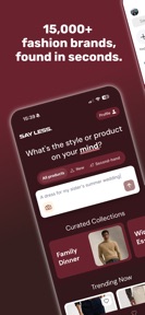 Say Less: AI Fashion Discovery screenshot